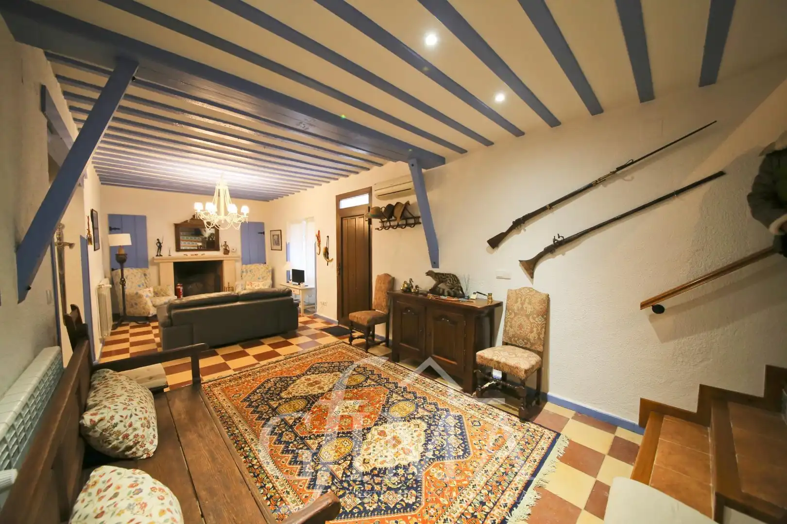 Living room of Houses for sale in Argamasilla de Alba  with Air Conditioner, Heating and Terrace