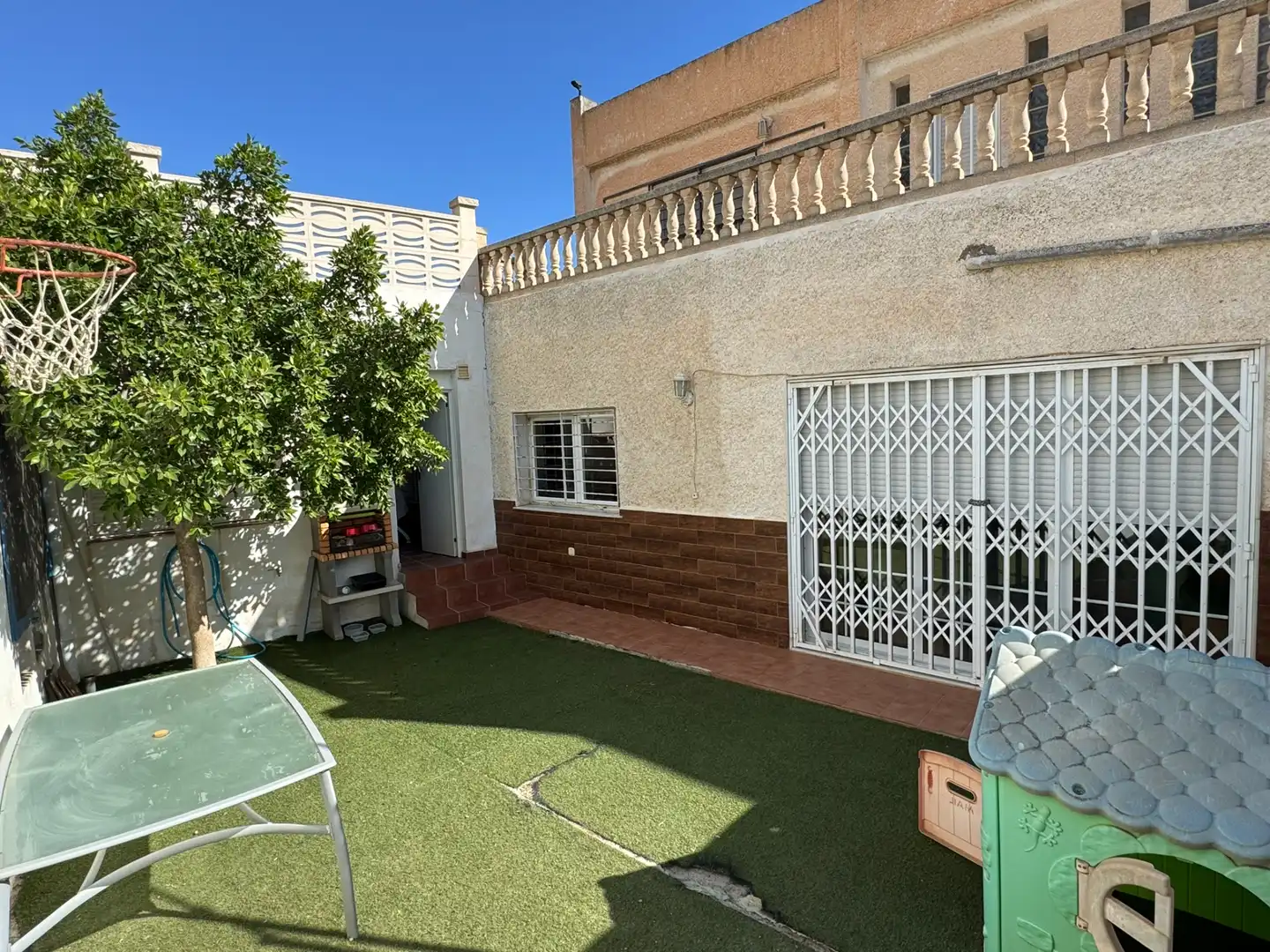 Terrasse von Haus oder Chalet zur Miete in Almería mit Privatgarten, Terrasse und Schwimmbad