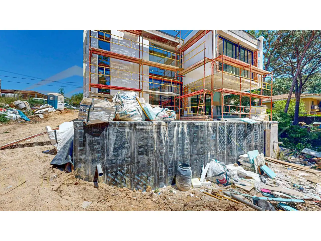 Vista exterior de Casa o xalet en venda en Caldes de Malavella amb Calefacció, Jardí privat i Terrassa