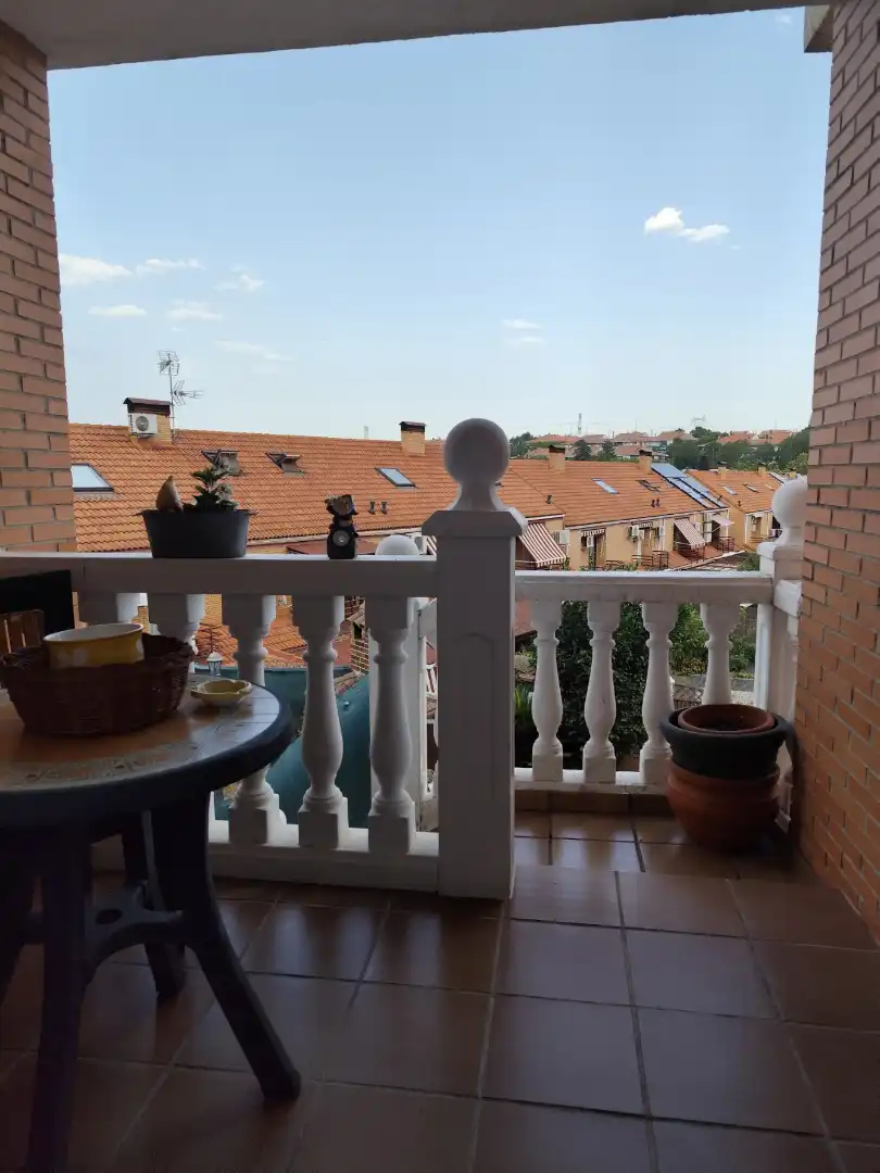 Balcony of Detached homes for sale in Móstoles  with Heating, Private garden and Parquet flooring