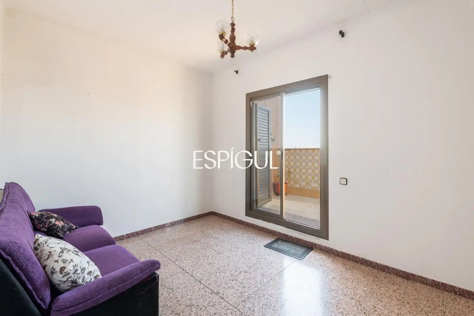 Schlafzimmer von Dachboden zum Verkauf in Barcelona mit Klimaanlage, Heizung und Terrasse