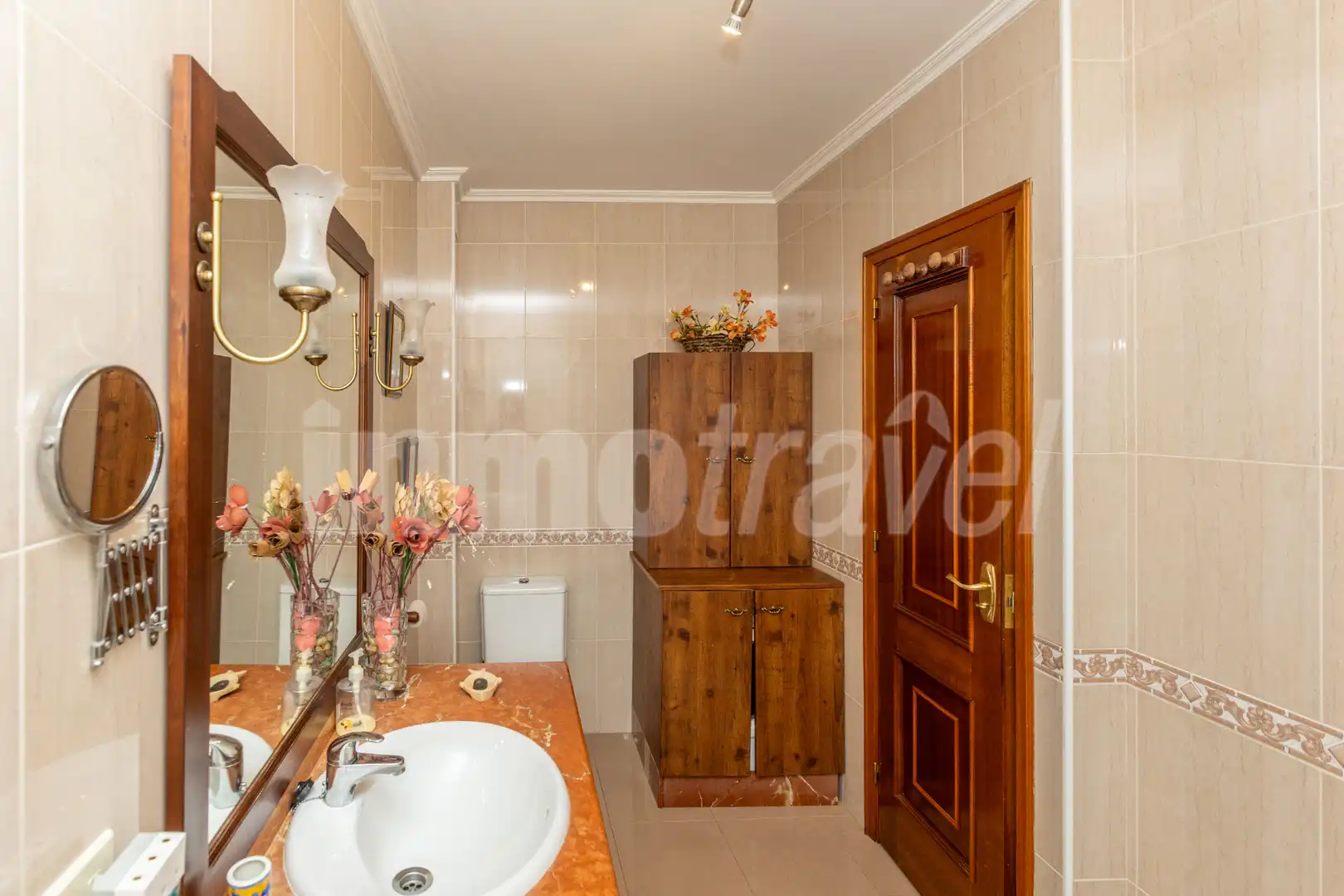 Badezimmer von Wohnung zum Verkauf in Sanxenxo mit Privatgarten, Terrasse und Möbliert