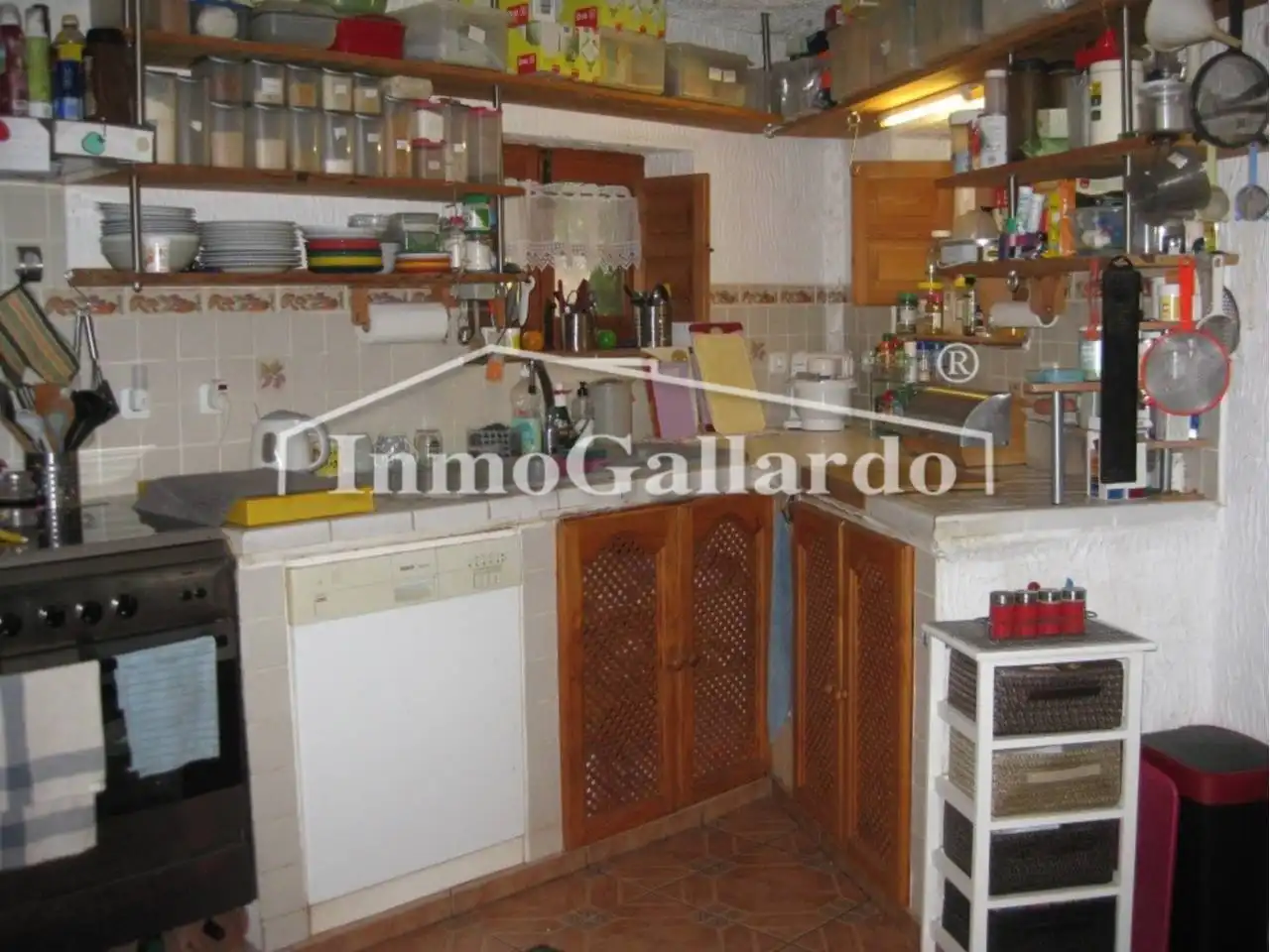 Cuina de Finca rústica en venda en Casabermeja amb Aire condicionat, Calefacció i Terrassa