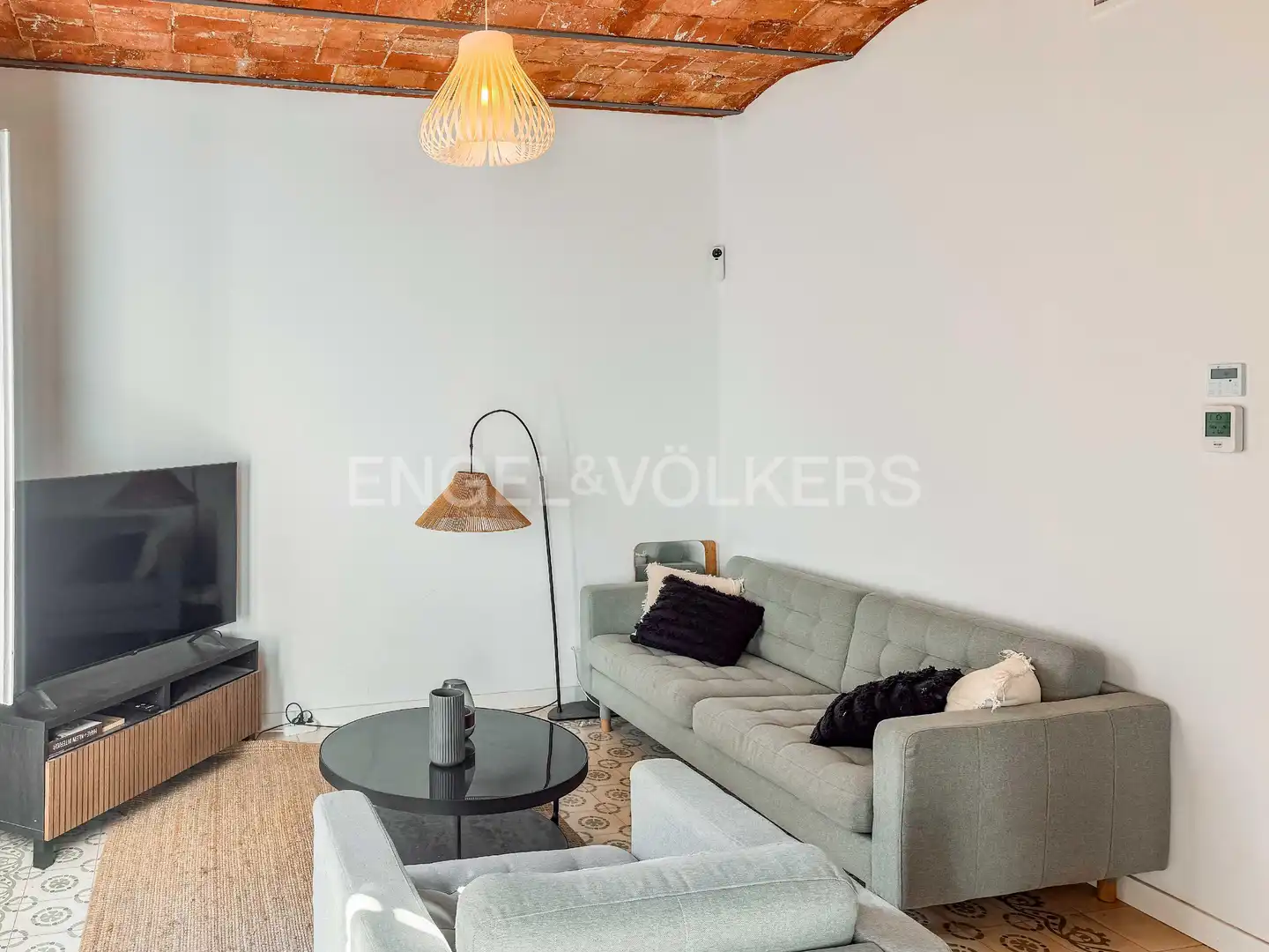 Sala d'estar de Pis de lloguer en Barcelona amb Aire condicionat, Calefacció i Terrassa