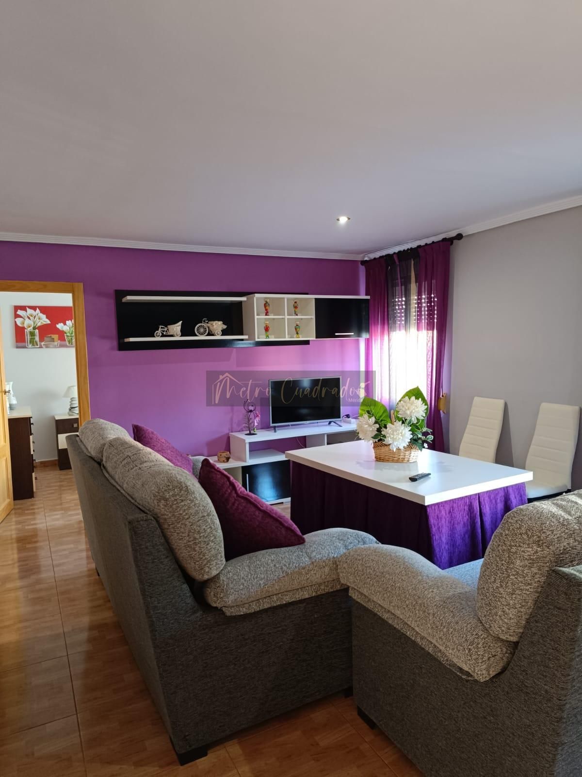 Sala d'estar de Pis de lloguer en Mérida amb Balcó