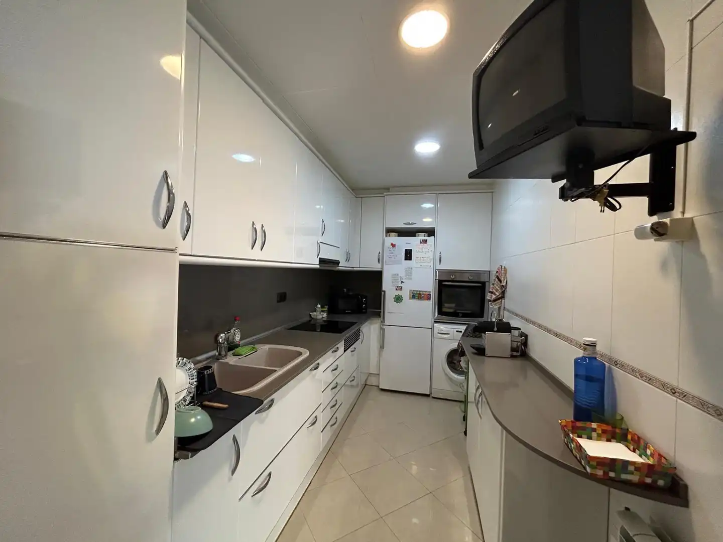 Kitchen of Flat for sale in Mataró  with Heating and Balcony