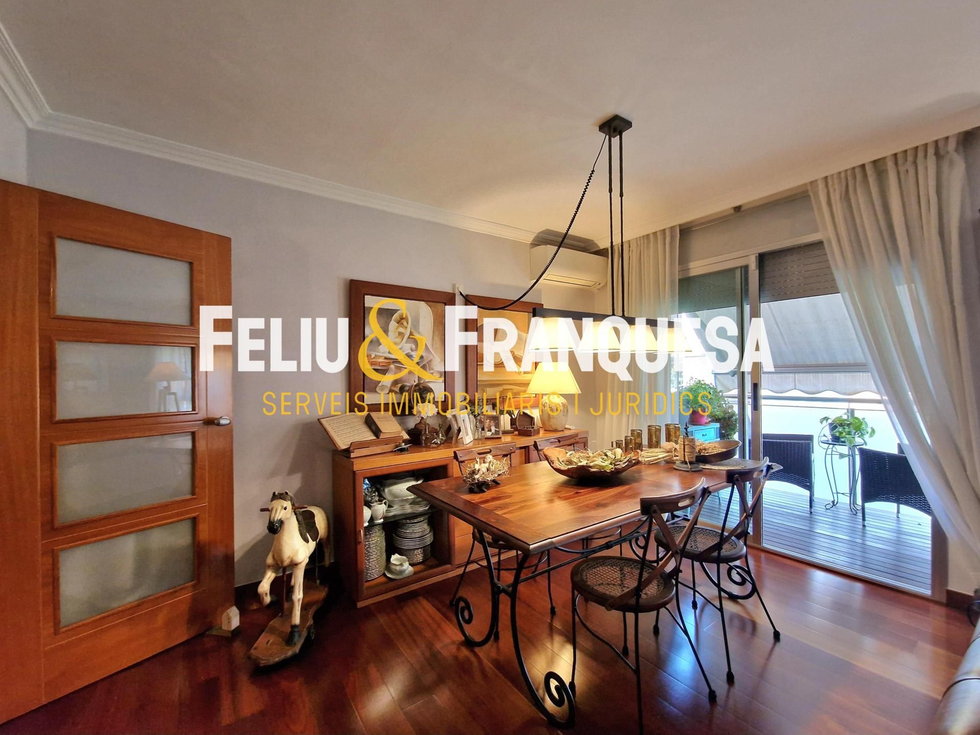 Dining room of Flat for sale in Sant Cugat del Vallès  with Heating, Storage room and Swimming Pool