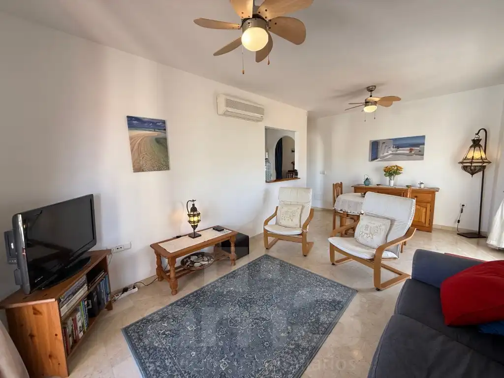Sala de estar de Ático en venta en Vera con Piscina y Amueblado
