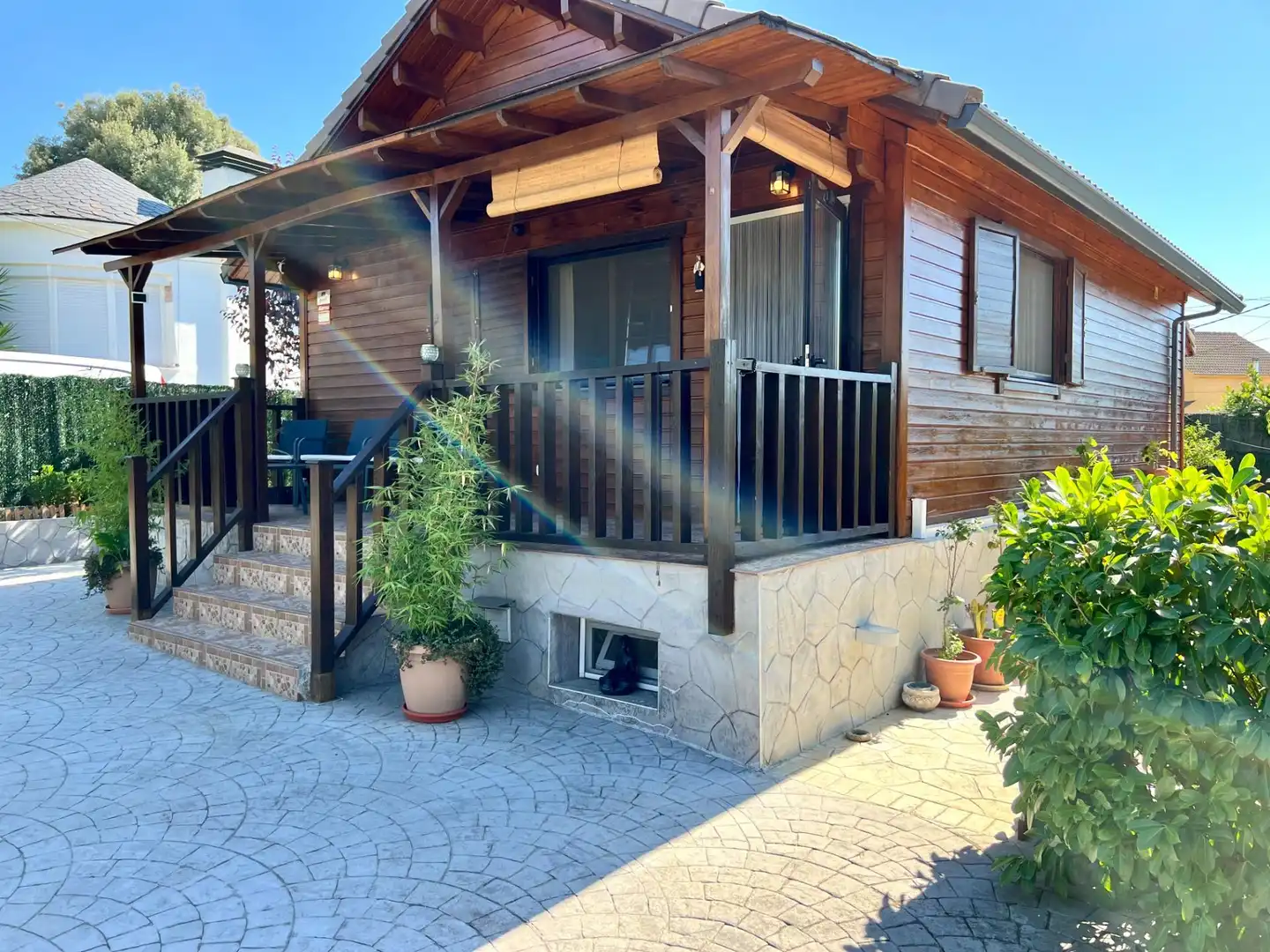 Vista exterior de Casa o chalet en venta en Cànoves I Samalús con Aire acondicionado, Calefacción y Jardín privado