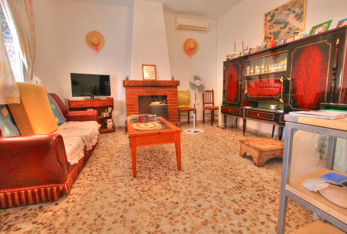 Living room of House or chalet for sale in Málaga Capital  with Air Conditioner, Private garden and Terrace