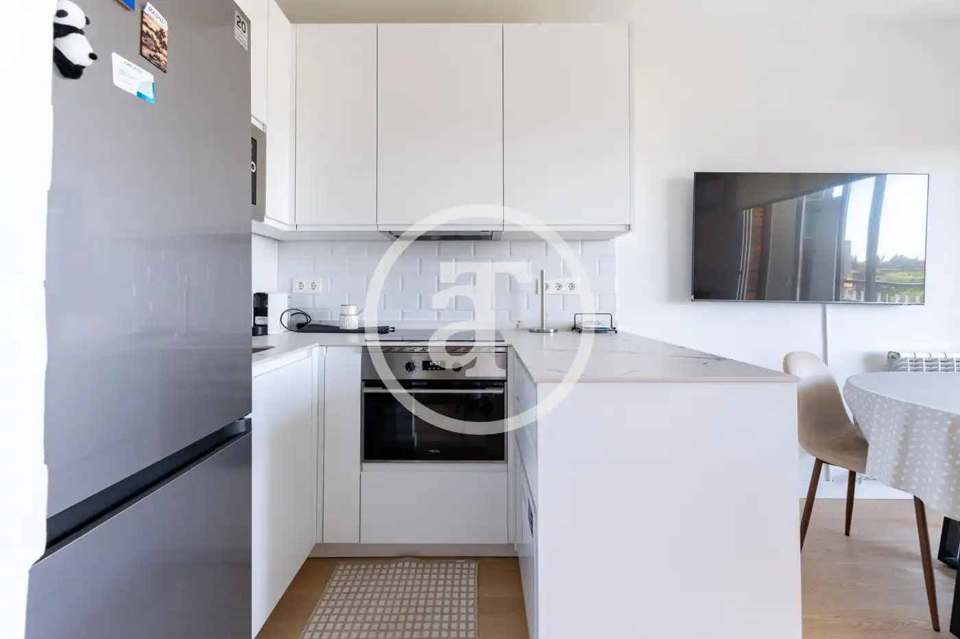 Cocina de Piso de alquiler en Madrid con Aire acondicionado, Calefacción y Amueblado