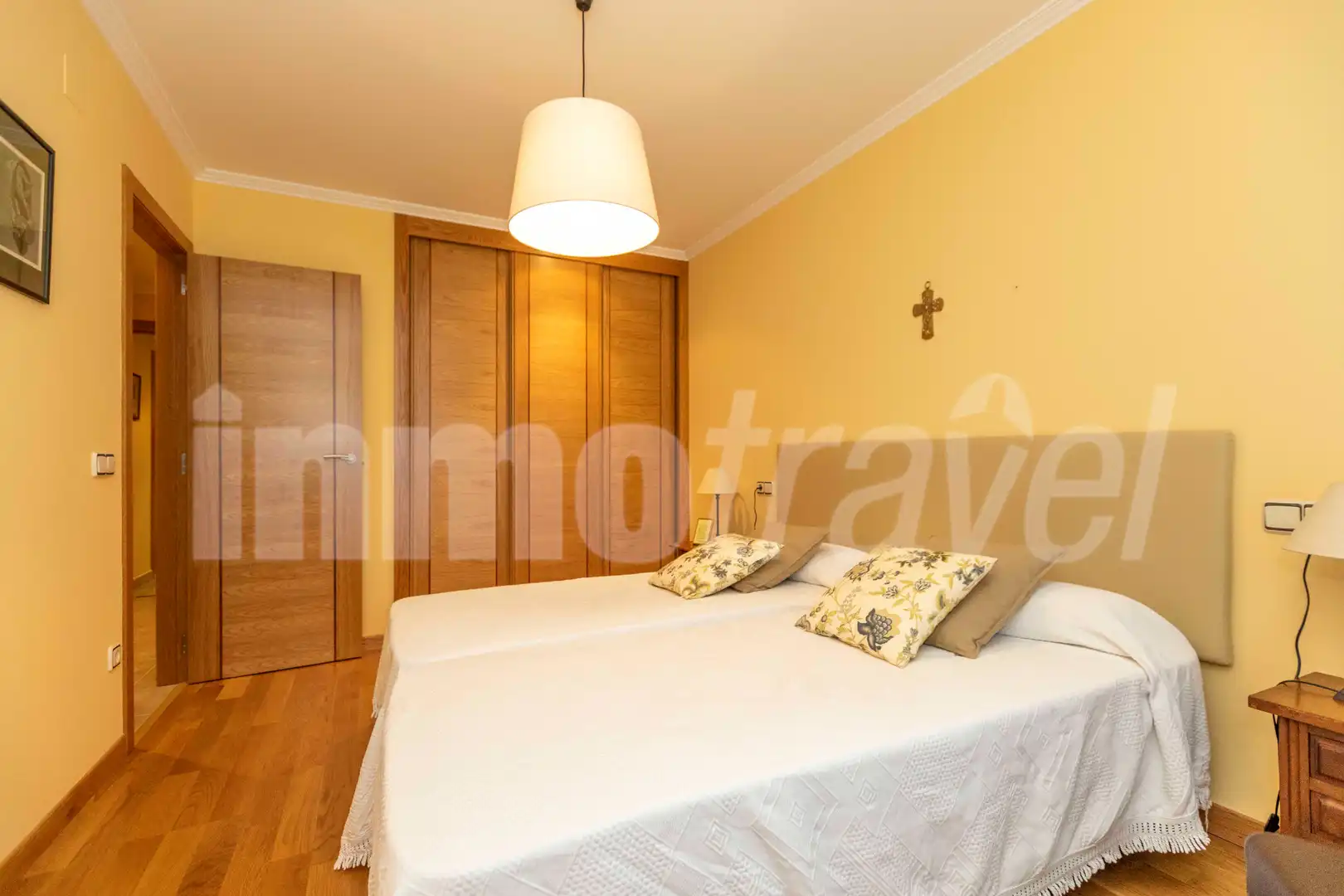 Dormitori de Apartament en venda en Sanxenxo amb Aire condicionat, Parquet i Terrassa
