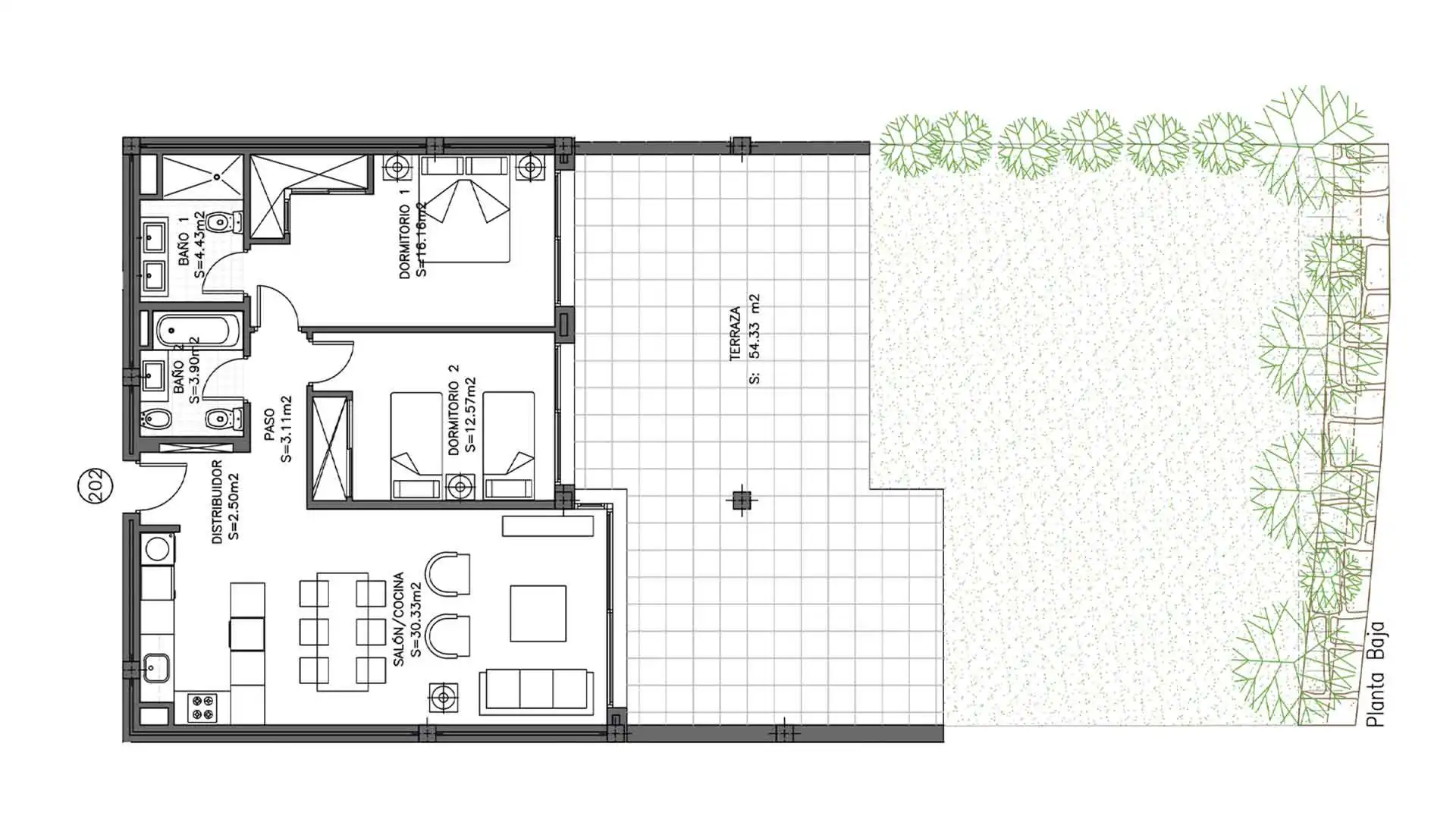 Apartamento en venta en Estepona con Aire acondicionado, Jardín privado y Terraza