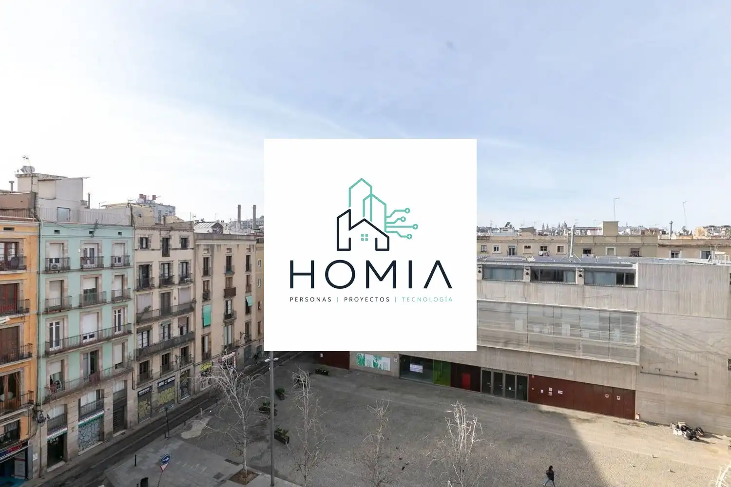 Vista exterior de Pis en venda en Barcelona amb Parquet i Moblat