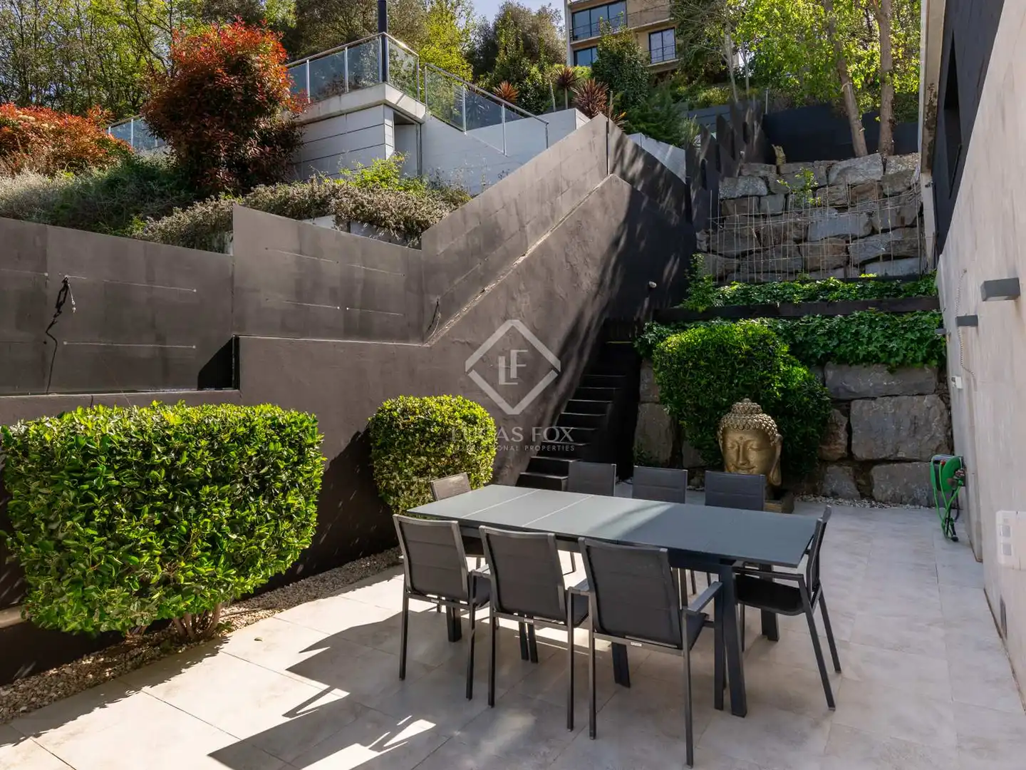 Terraza de Casa o chalet en venta en Sant Cugat del Vallès con Aire acondicionado, Calefacción y Jardín privado
