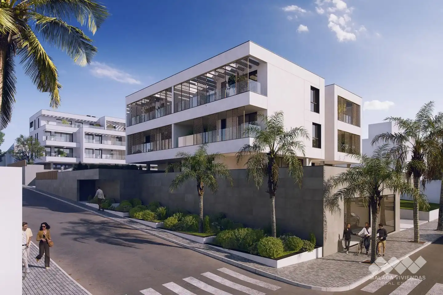 Vista exterior de Piso en venta en Torremolinos con Terraza y Piscina comunitaria