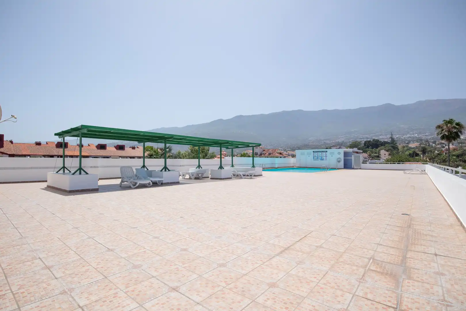 Piscina de Estudi de lloguer en Puerto de la Cruz amb Moblat i Balcó
