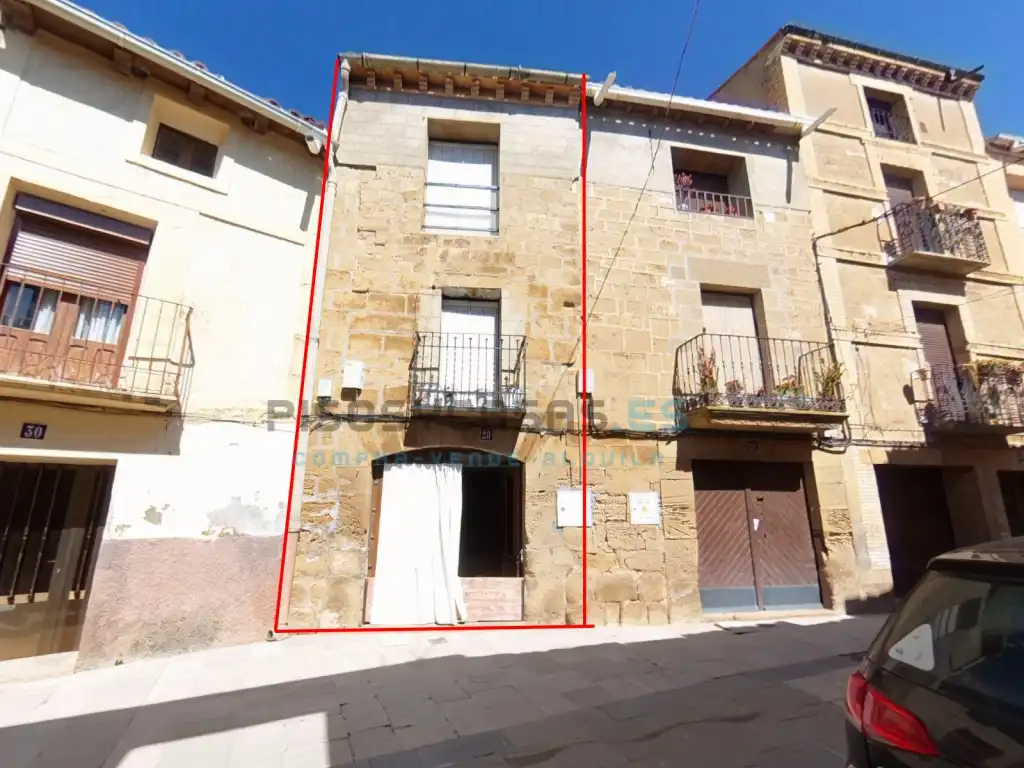 Vista exterior de Casa o chalet en venta en Sádaba con Terraza y Amueblado