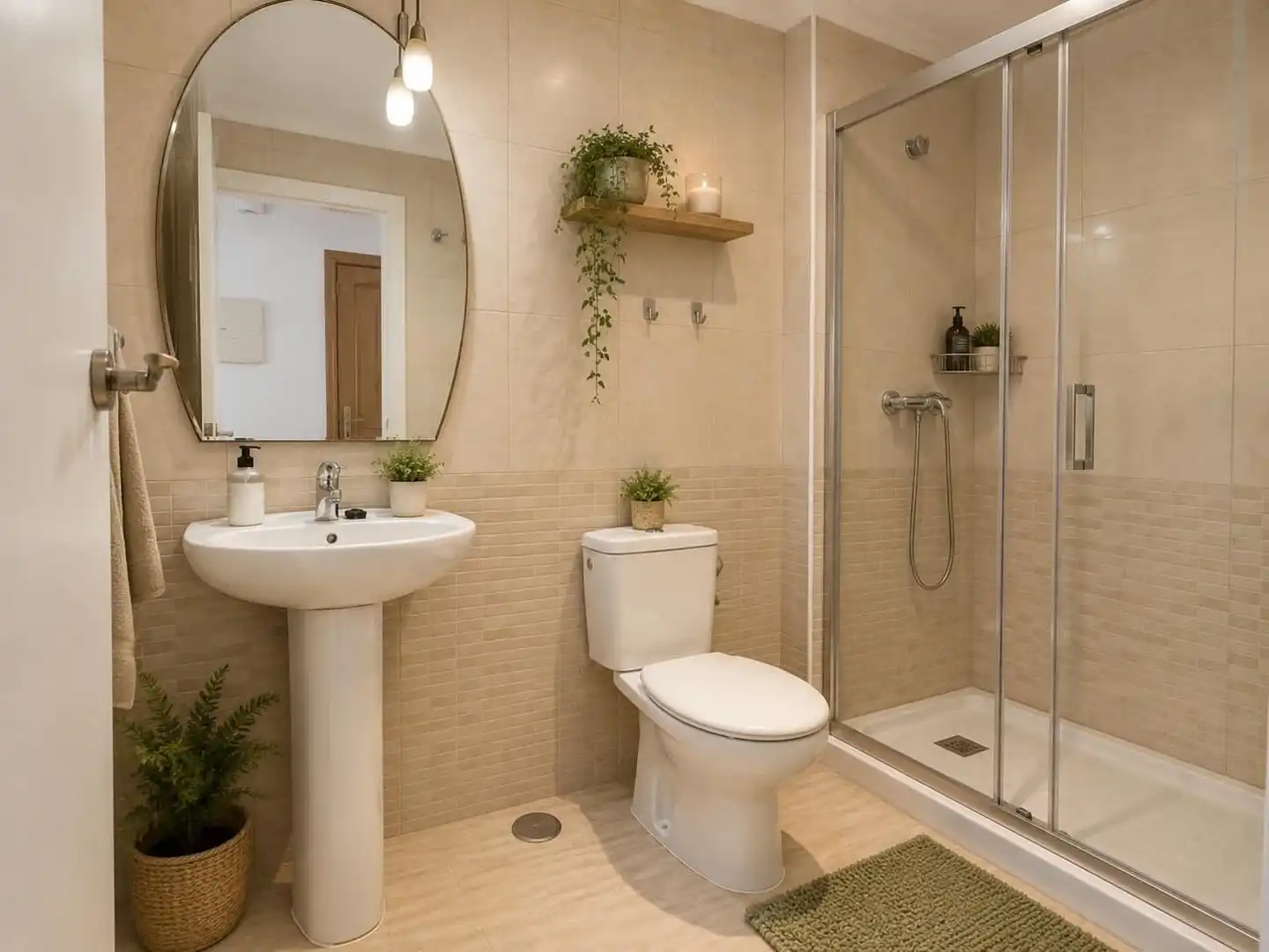 Bathroom of Flat for sale in La Unión  with Air Conditioner and Furnished