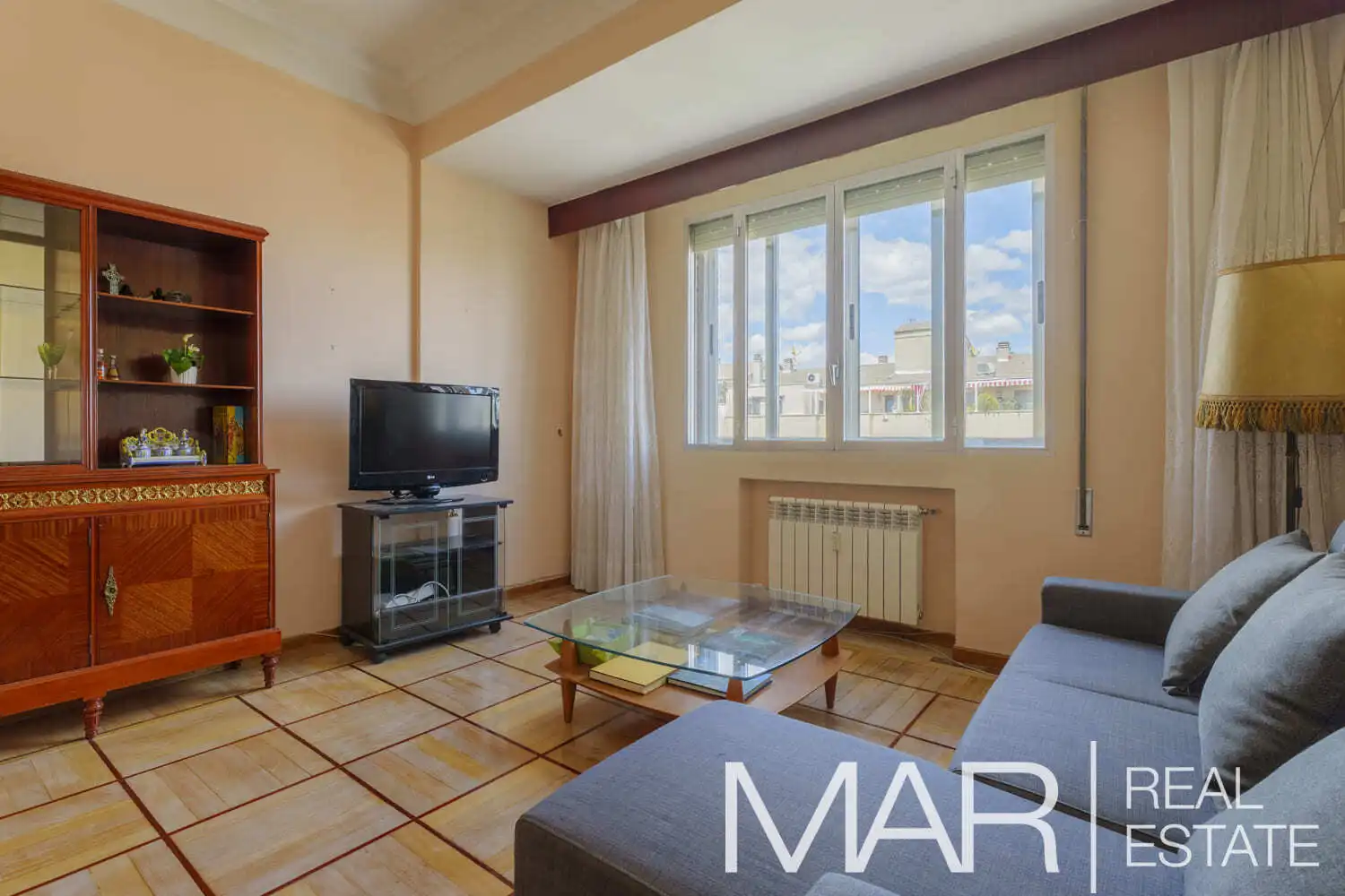 Sala de estar de Piso en venta en Madrid con Aire acondicionado, Calefacción y Parquet