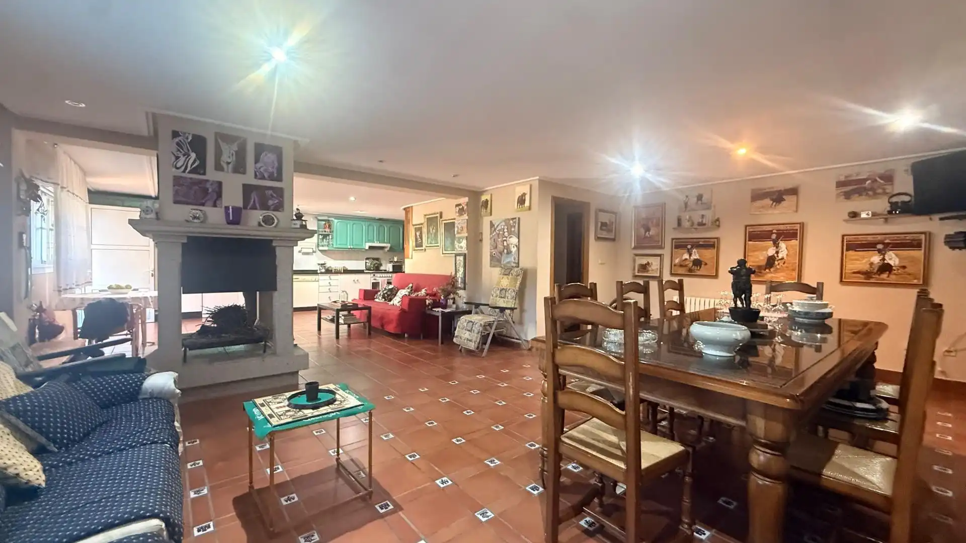 Sala de estar de Casa o chalet en venta en Leiro con Jardín privado, Terraza y Trastero