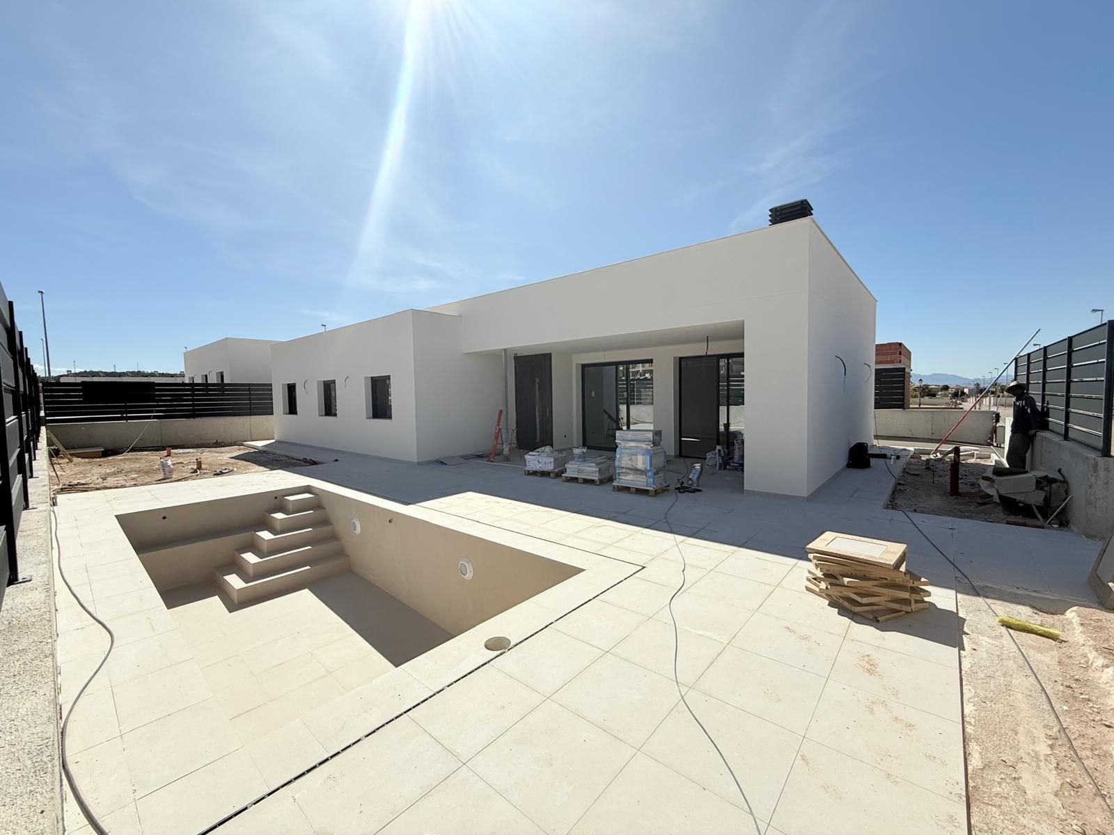 Exterior view of House or chalet for sale in Molina de Segura  with Private garden and Swimming Pool