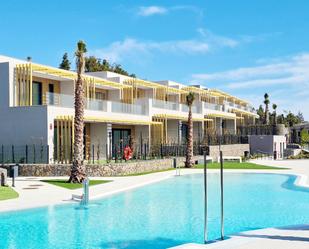 Piscina de Casa adosada de lloguer en Mijas amb Aire condicionat, Jardí privat i Piscina