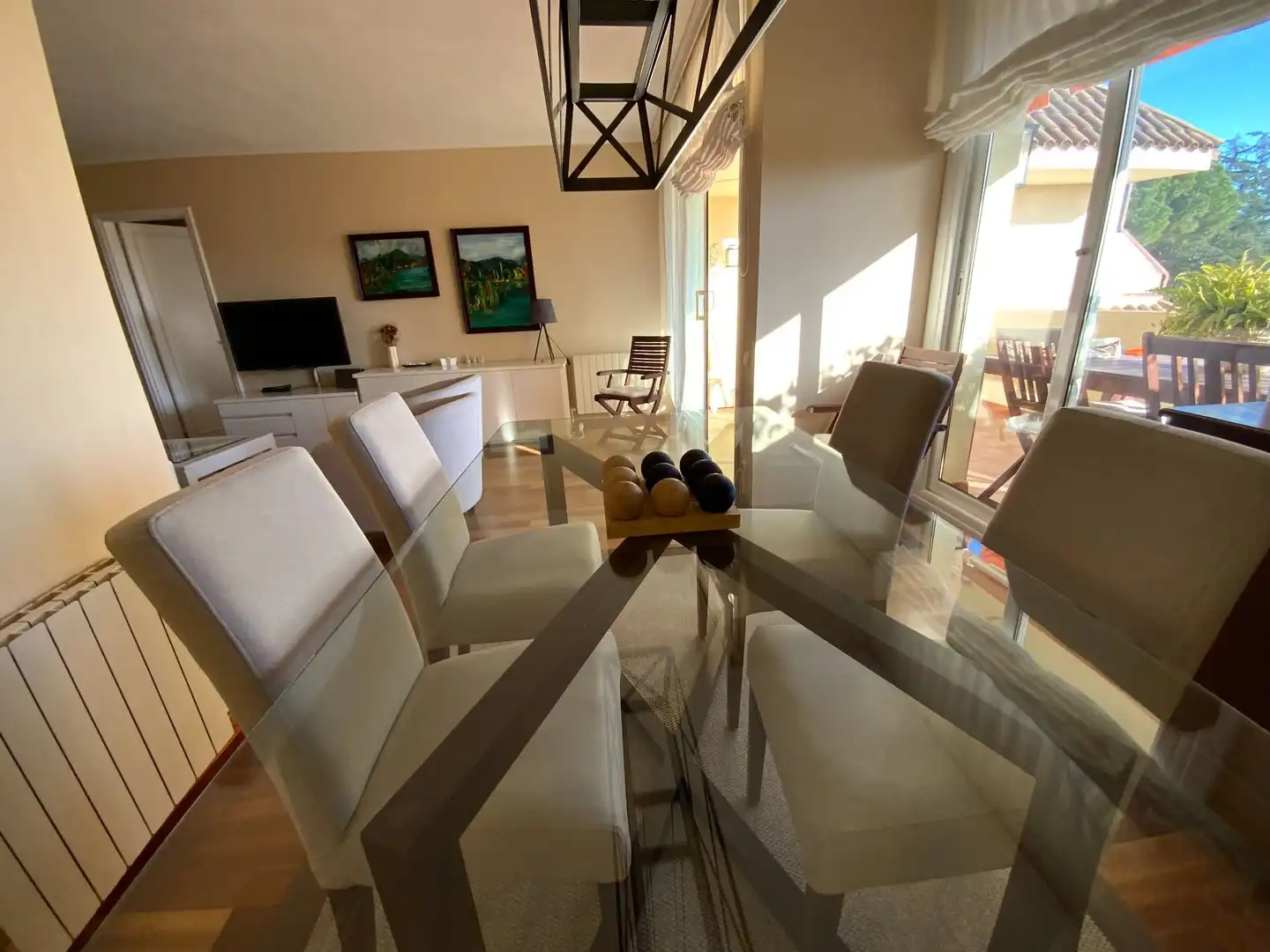 Esszimmer von Wohnung zum Verkauf in Sant Vicenç de Montalt mit Klimaanlage, Heizung und Abstellraum