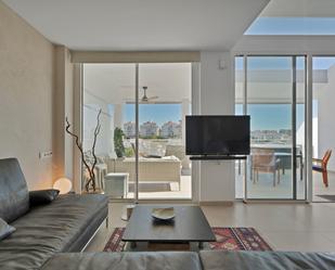 Living room of Attic for sale in Benalmádena  with Private garden and Community pool
