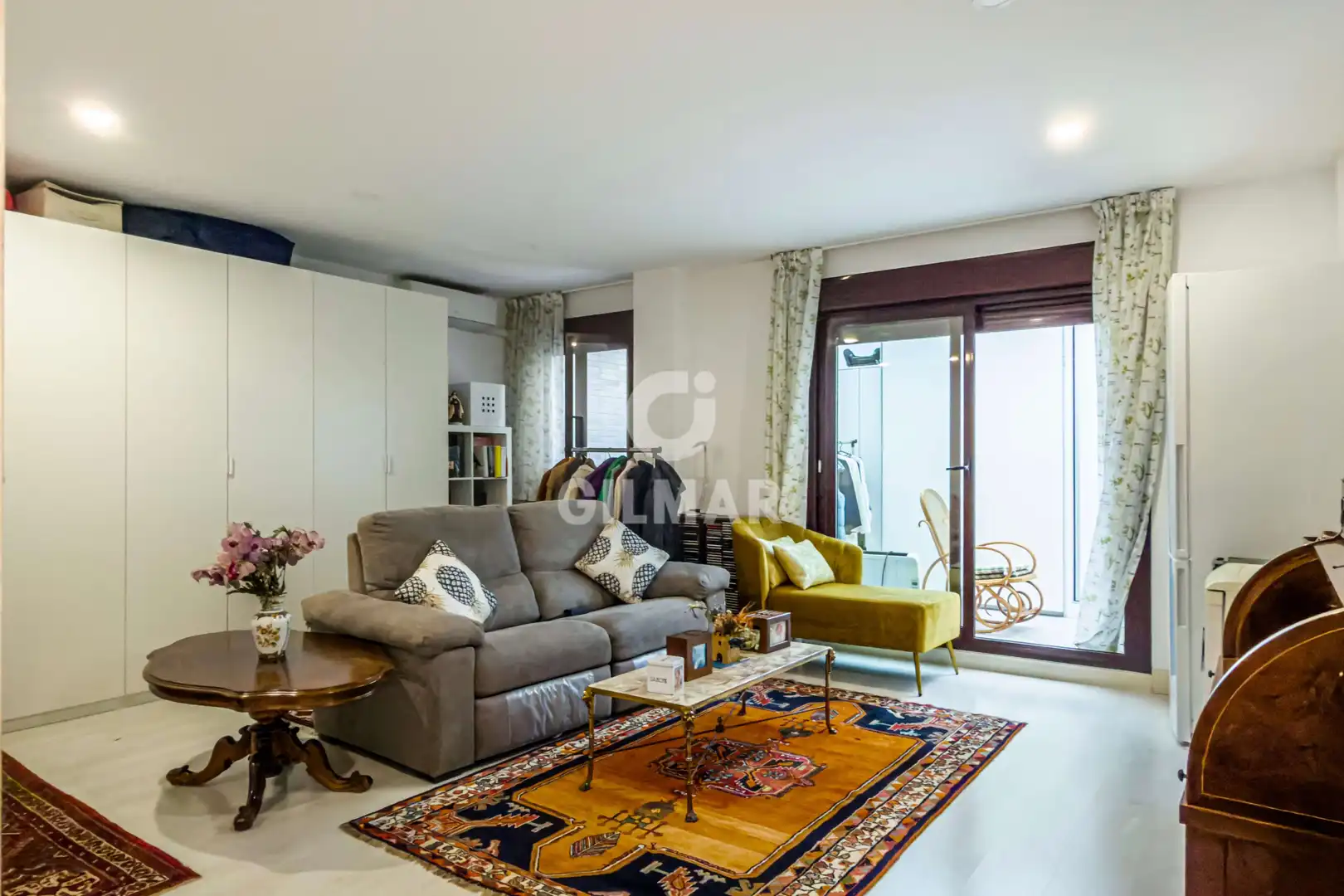 Wohnzimmer von Erdgeschoss zum Verkauf in Boadilla del Monte mit Heizung, Privatgarten und Schwimmbad