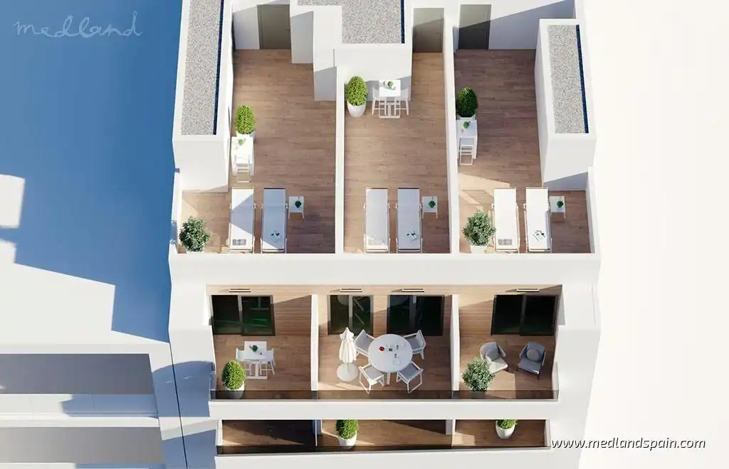 Apartamento con piscina en venta en Centro