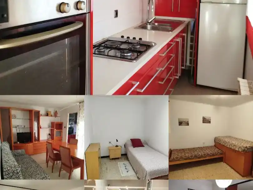 Küche von Wohnung zum Verkauf in Les Borges Blanques mit Klimaanlage