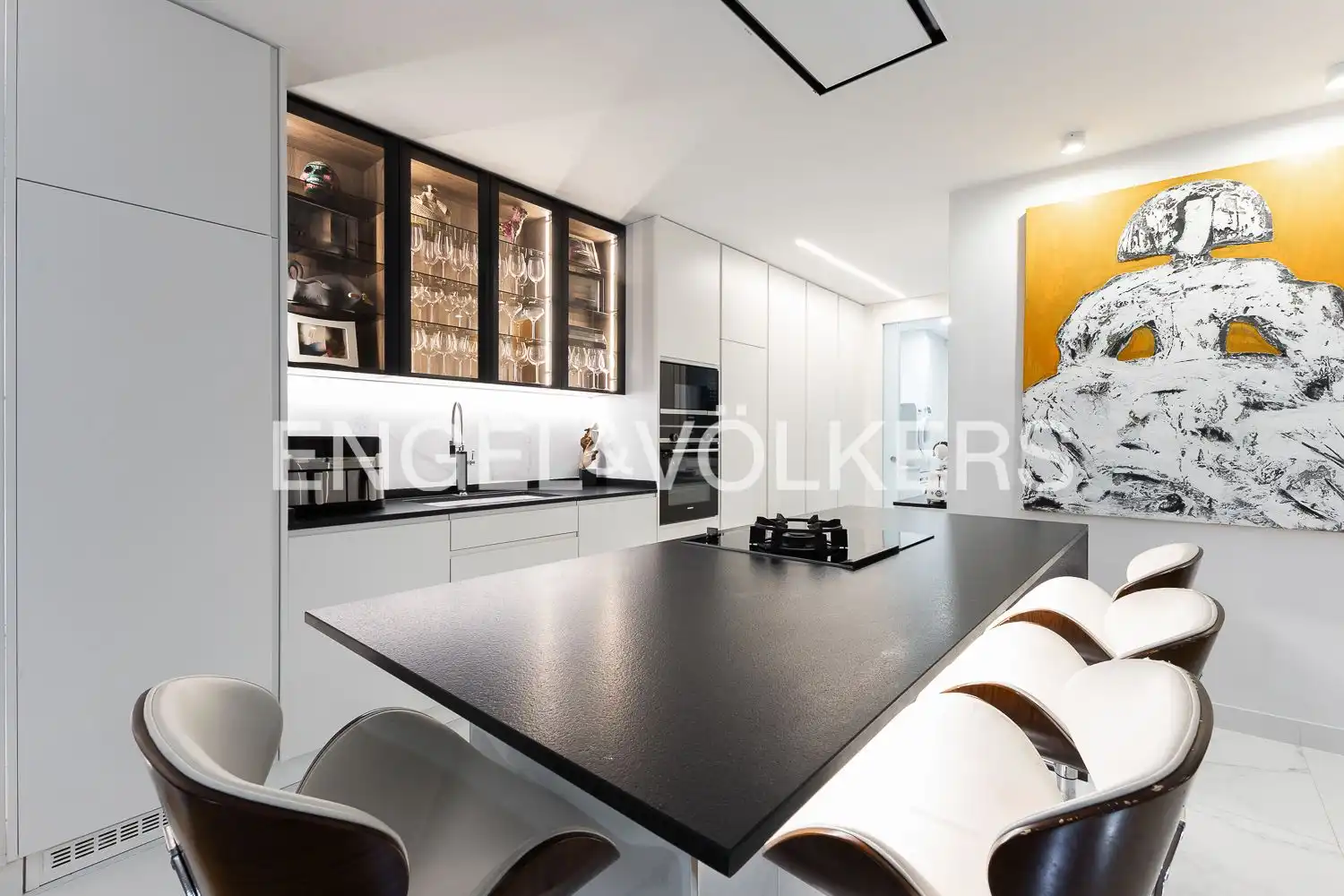 Cocina de Apartamento en venta en Valencia con Aire acondicionado, Calefacción y Parquet