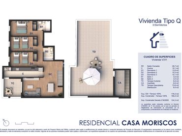 Attique avec piscine à vendre à Los Barrios