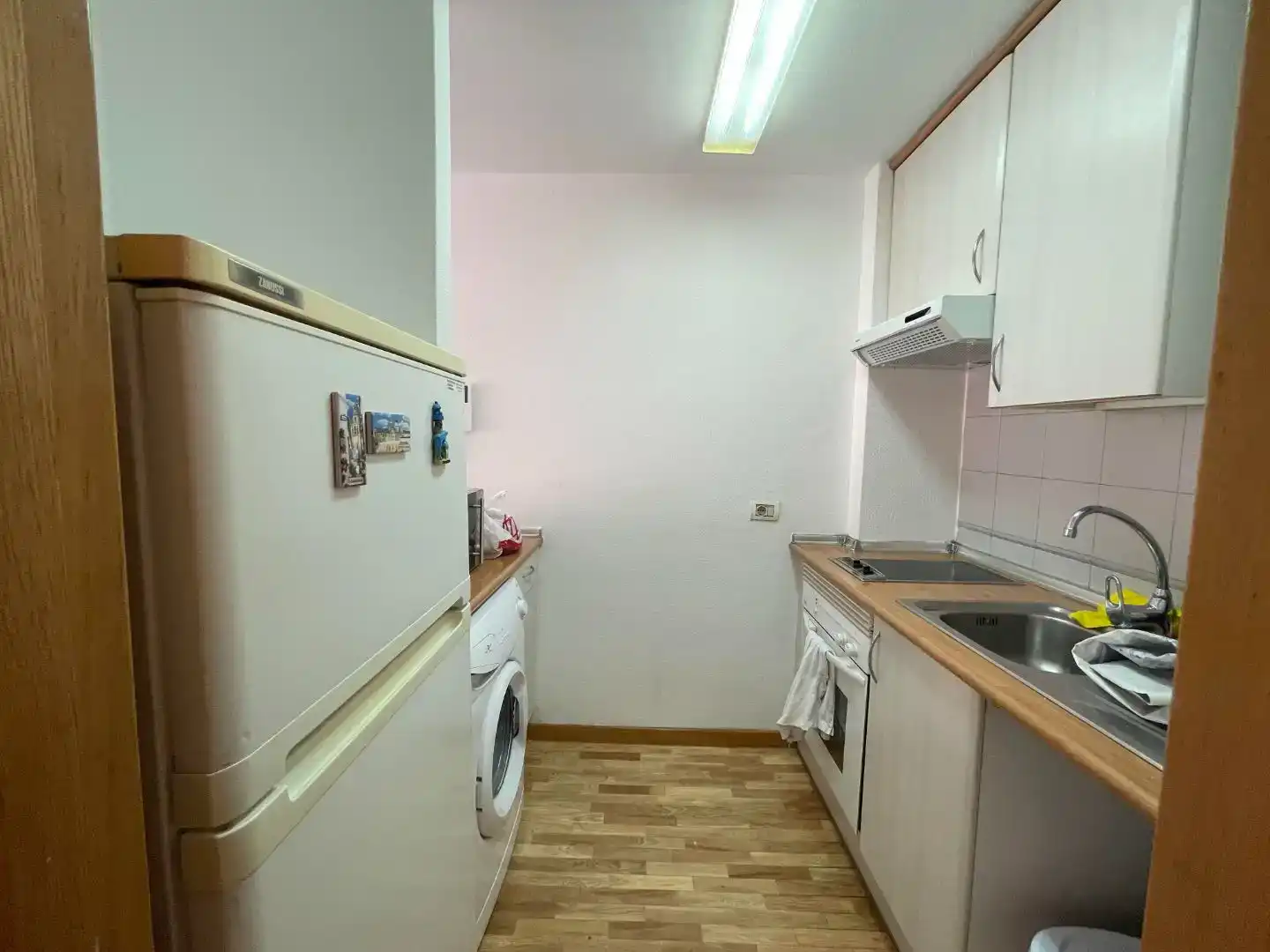 Küche von Wohnung zur Miete in Pozuelo de Alarcón mit Privatgarten, Parkett und Balkon