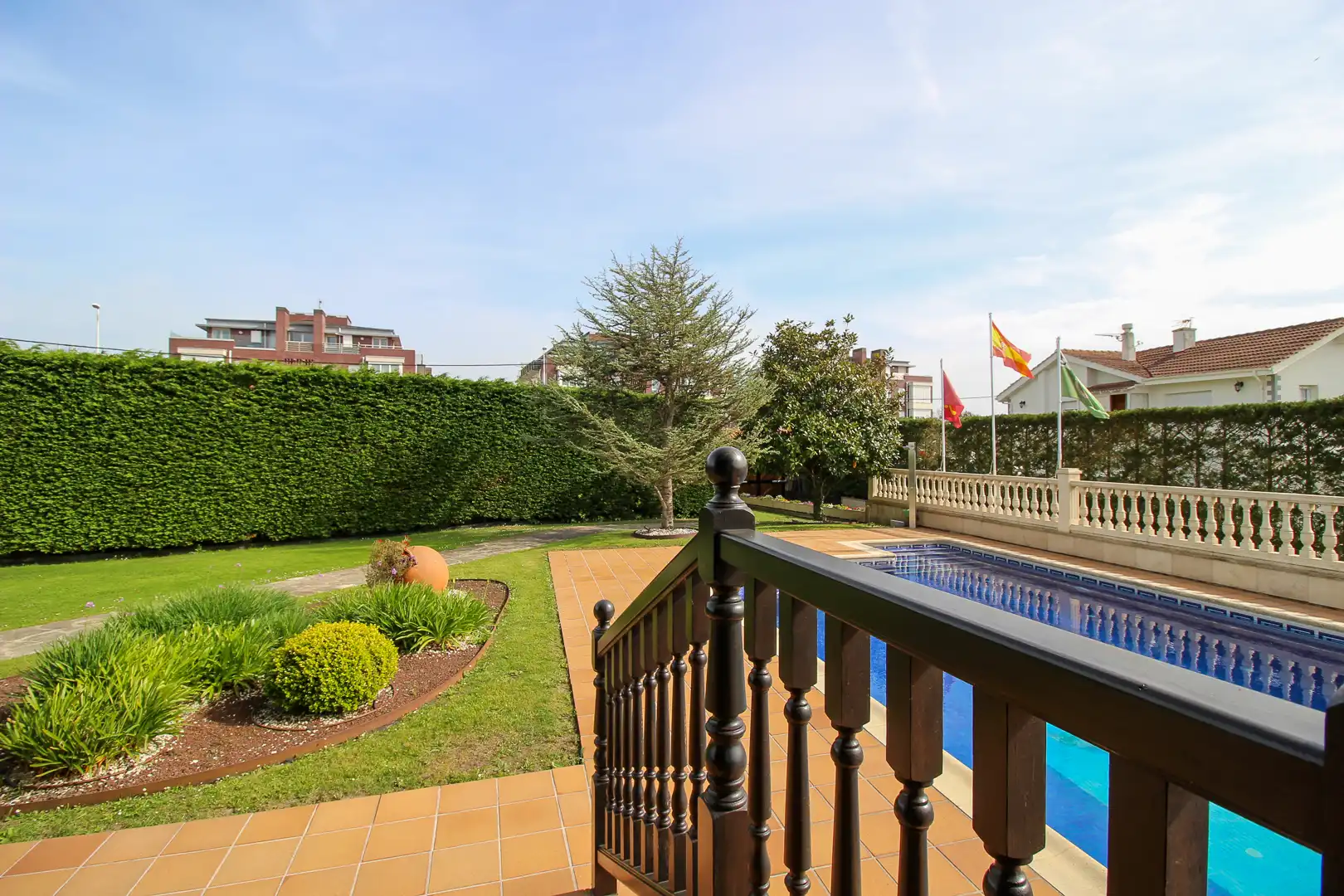 Jardín de Casa o chalet en venta en Santa Cruz de Bezana con Calefacción, Jardín privado y Terraza