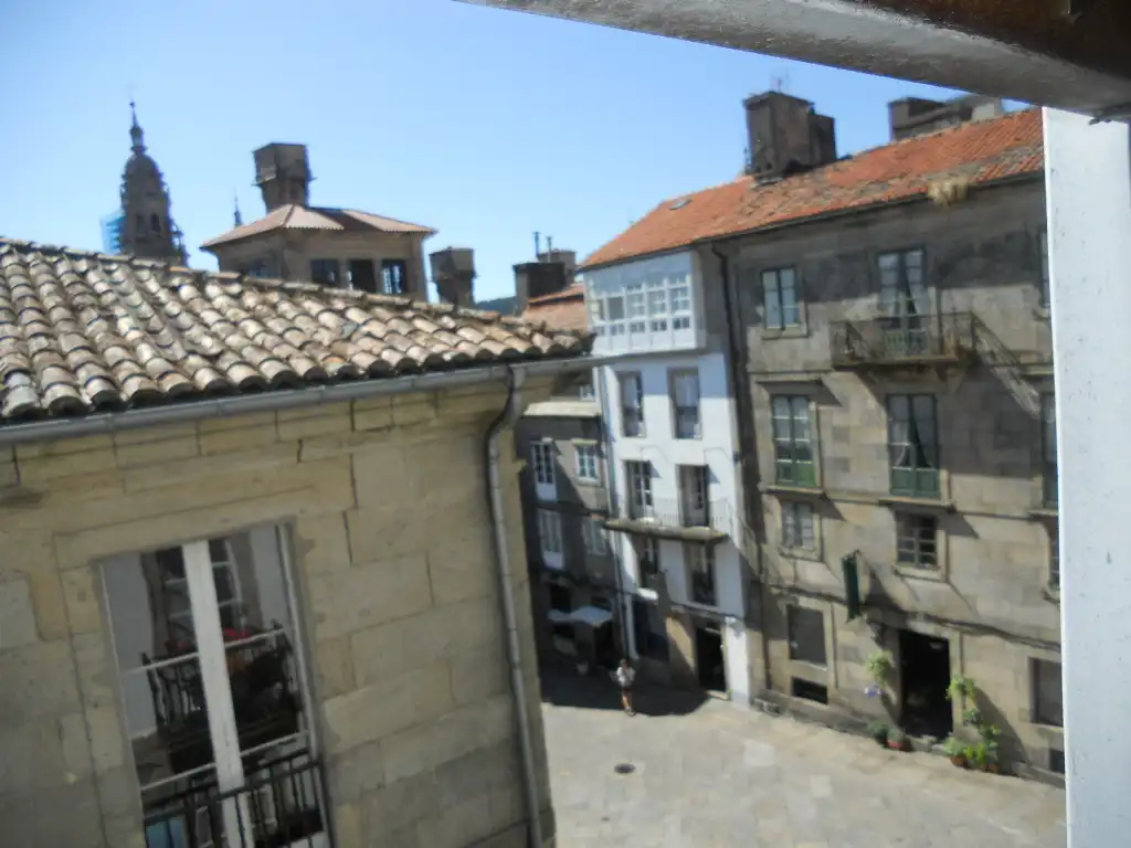 Vista exterior de Pis de lloguer en Santiago de Compostela  amb Calefacció, Moblat i Forn