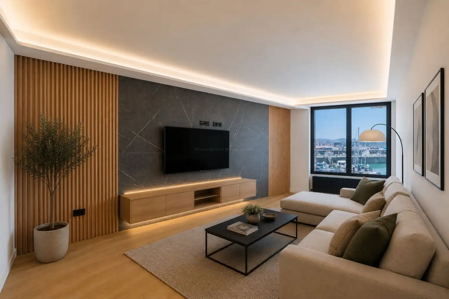 Wohnzimmer von Wohnung zum Verkauf in Gijón  mit Heizung