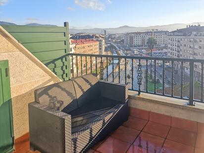 Terrace of Duplex for sale in Vilagarcía de Arousa  with Heating, Parquet flooring and Terrace