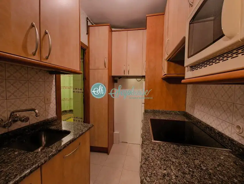Kitchen of Flat for sale in Segovia  with Heating, Terrace and Furnished