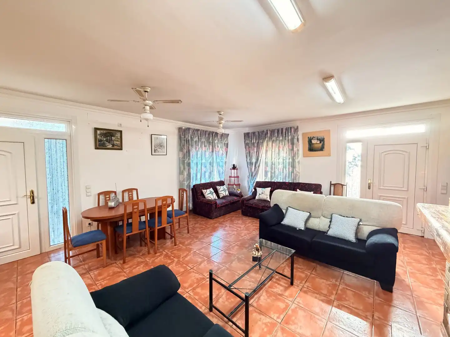 Wohnzimmer von Haus oder Chalet zum Verkauf in Roquetes mit Heizung, Privatgarten und Terrasse