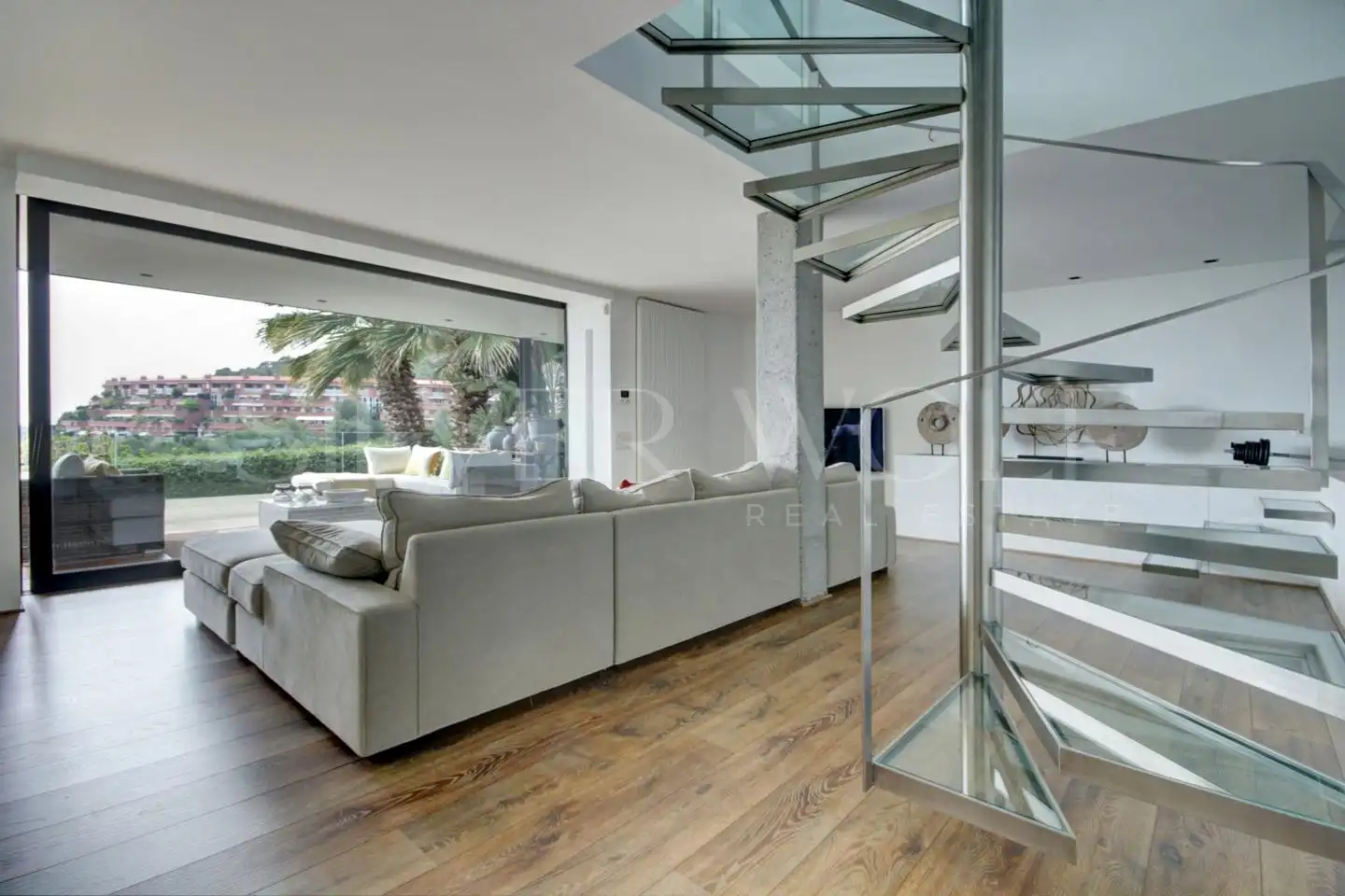 Sala de estar de Casa o chalet en venta en Sitges con Aire acondicionado, Calefacción y Jardín privado