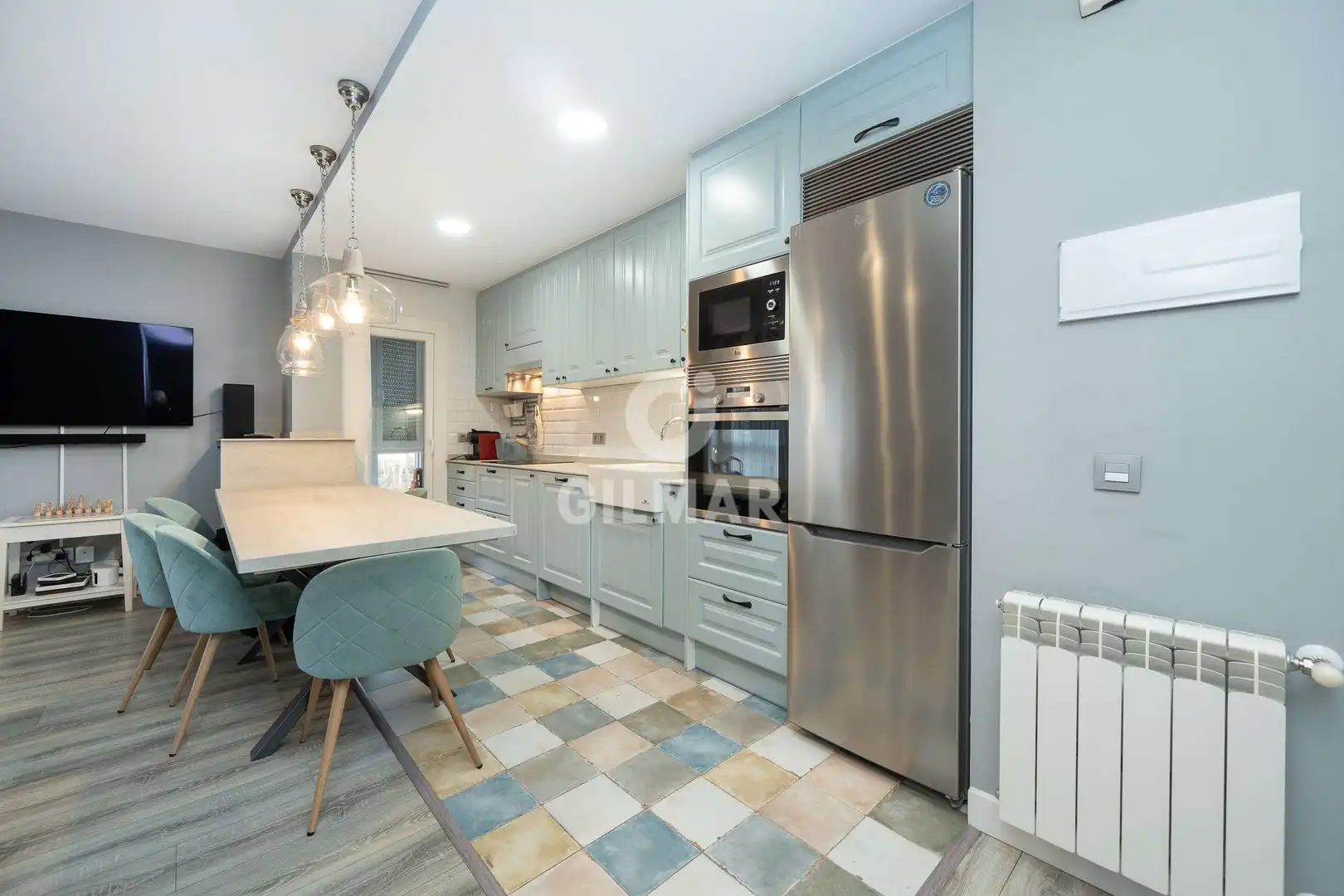 Küche von Wohnung zum Verkauf in Madrid mit Heizung und Privatgarten