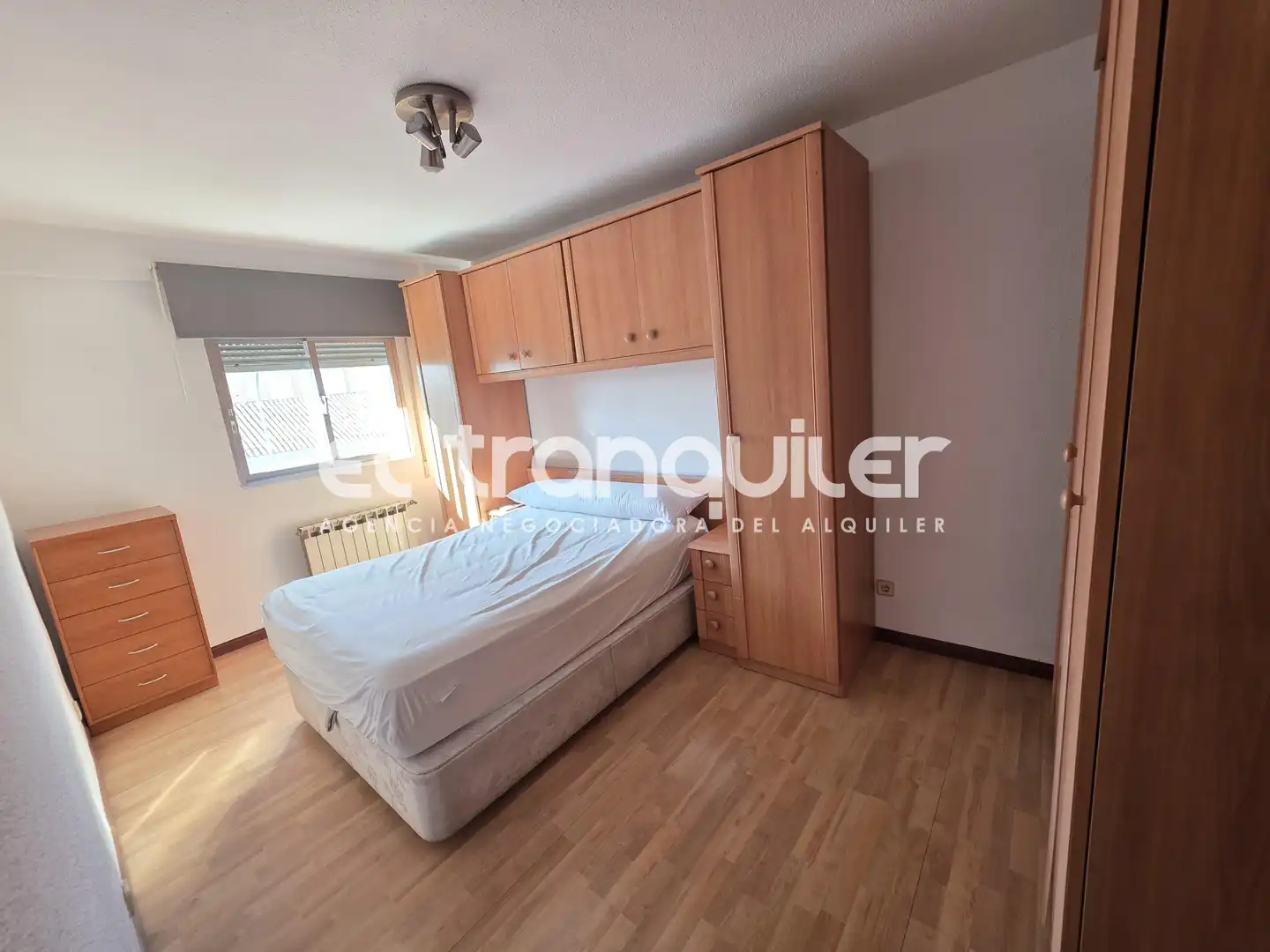 Bedroom of Flat for rent in Madrid  with Air Conditioner, Terrace and Furnished