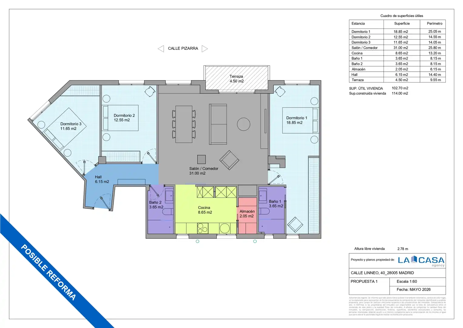 Flat with lift for sale in Calle LINNEO, imagen 44