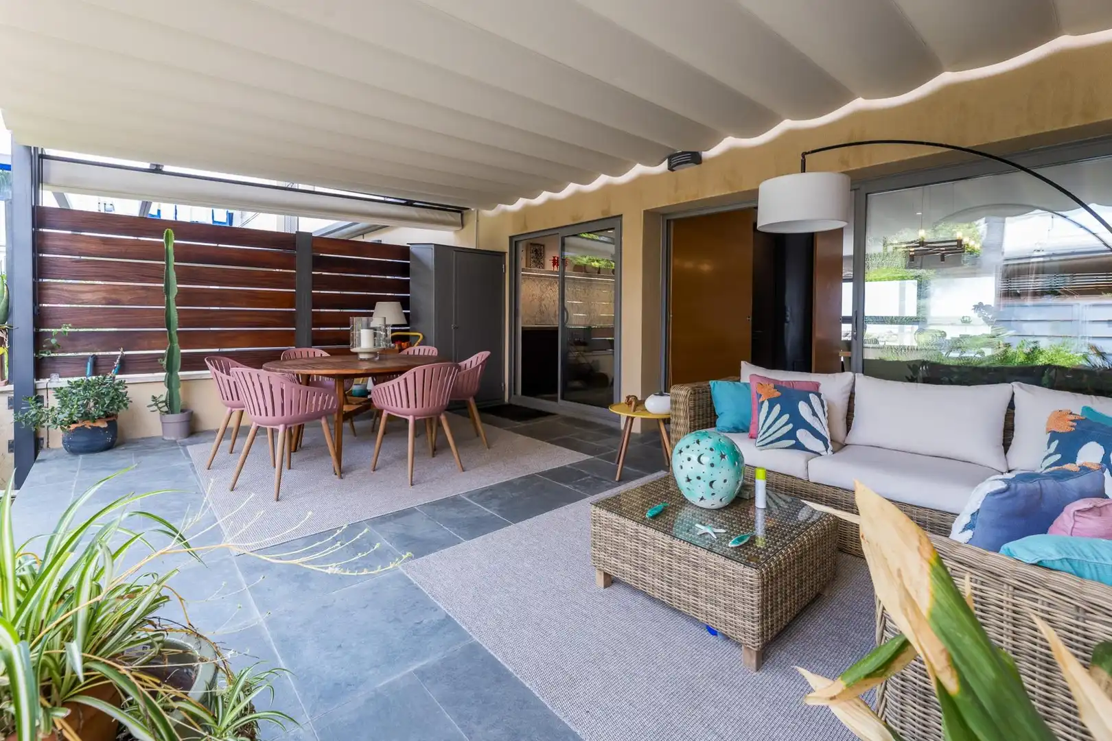 Terraza de Casa adosada de alquiler en  Palma de Mallorca con Aire acondicionado, Jardín privado y Terraza