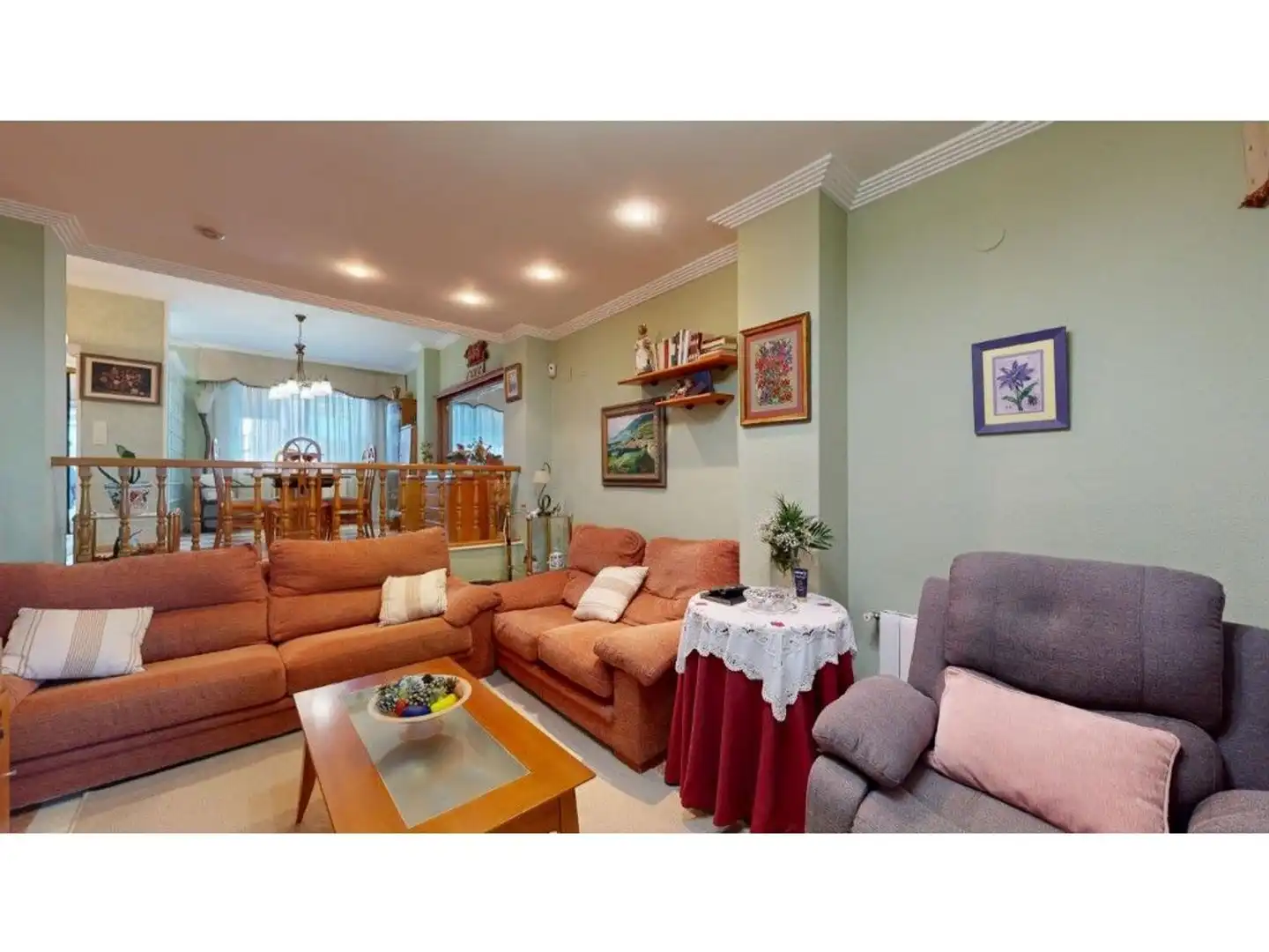 Sala de estar de Casa o chalet en venta en Torrent con Aire acondicionado, Calefacción y Jardín privado