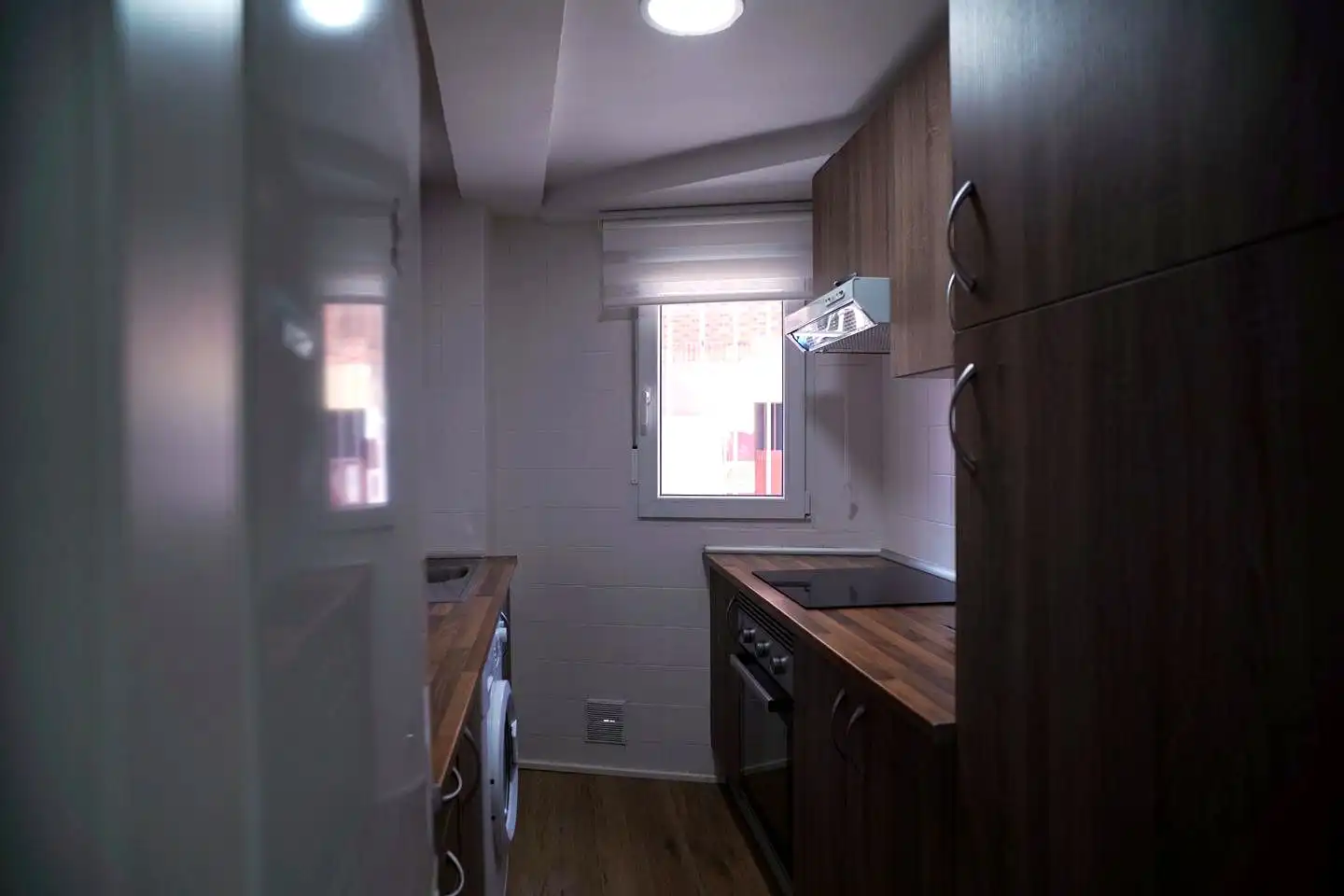 Cuina de Planta baixa de lloguer en Madrid amb Moblat