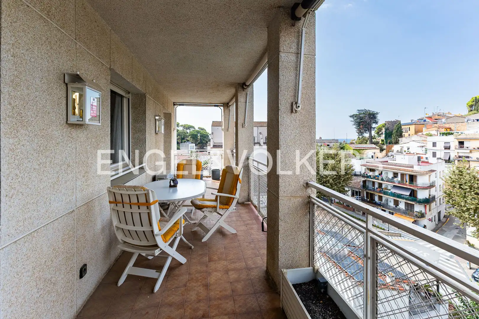 Balcony of Flat for sale in Caldes d'Estrac  with Air Conditioner, Heating and Private garden