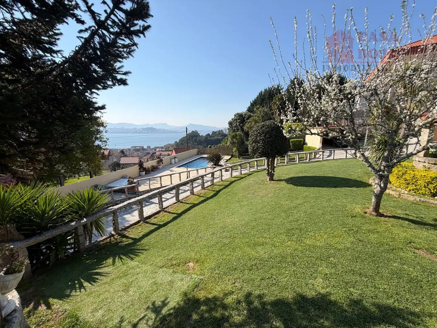 Jardín de Casa o chalet en venta en Moaña con Calefacción, Terraza y Trastero